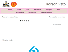 Tablet Screenshot of korsonveto.fi